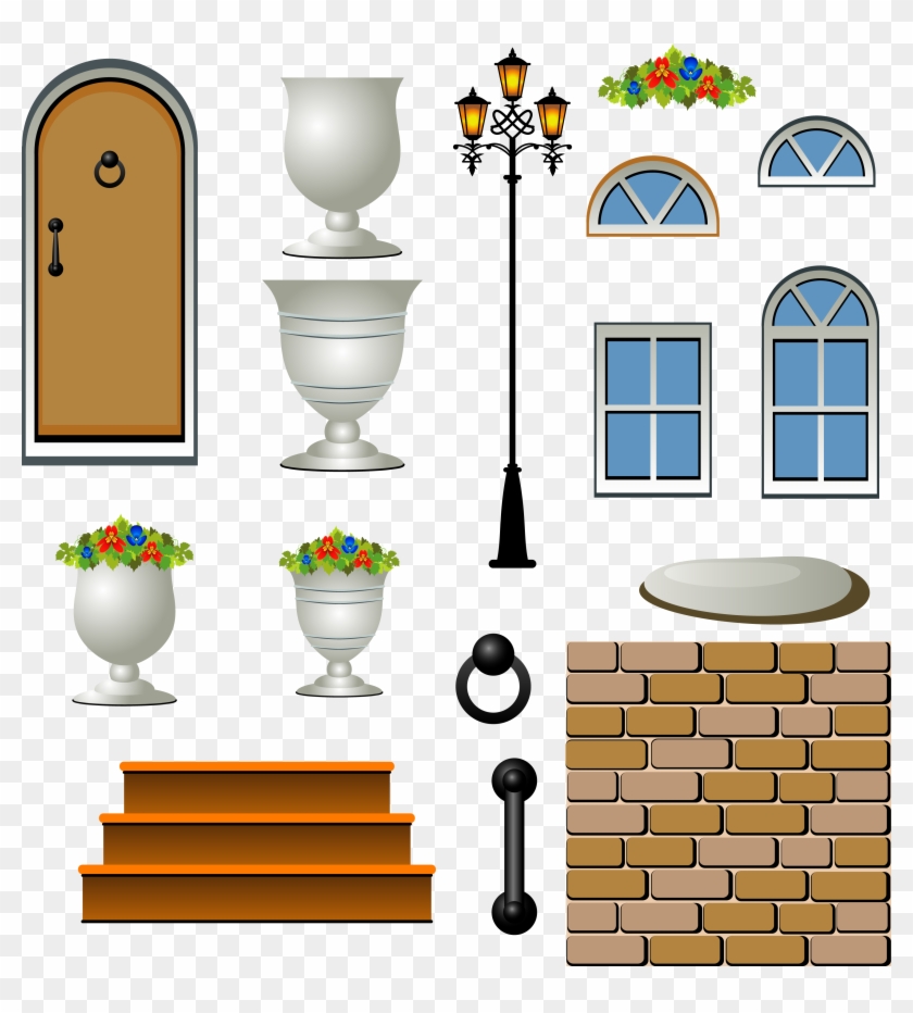 Window Door Royalty-free Clip Art - Window Door Royalty-free Clip Art #158155