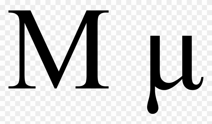 Mu Circle Clip Art - Greek Letter Mu #158170
