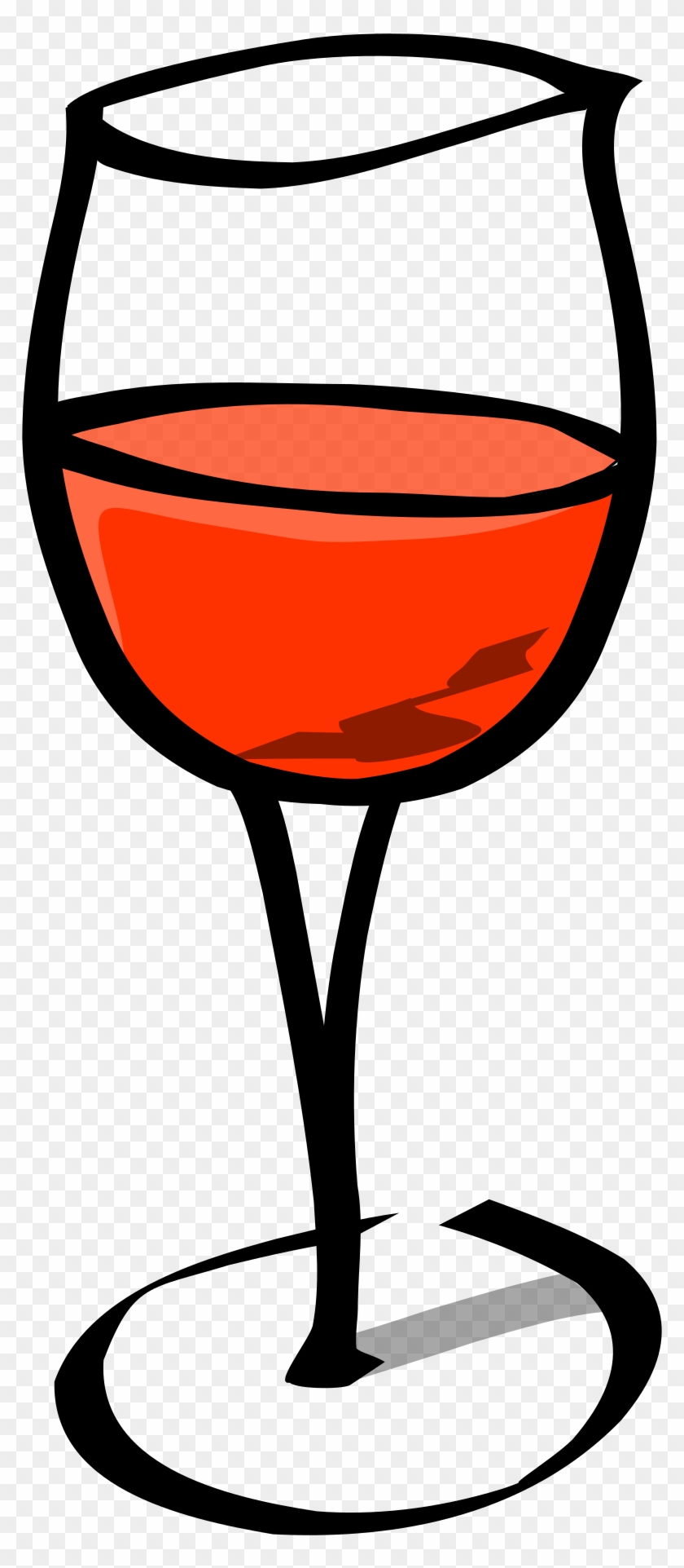 Clipart - Glass Of Wine Cartoon #158231