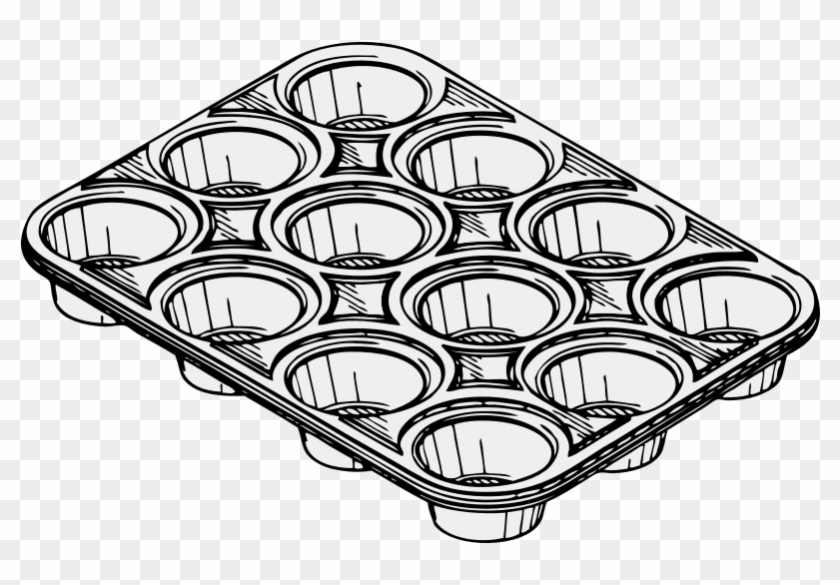 Christmas Cookie Tin Clipart - Muffin Tin Clip Art #158533