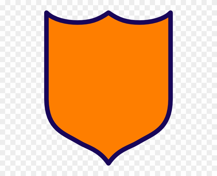 Orange Shield Clip Art - Orange Shield Logo Png #158896