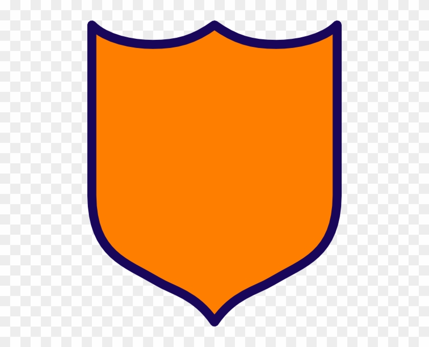 Orange Shield Clip Art - Orange Shield Logo Png #158896