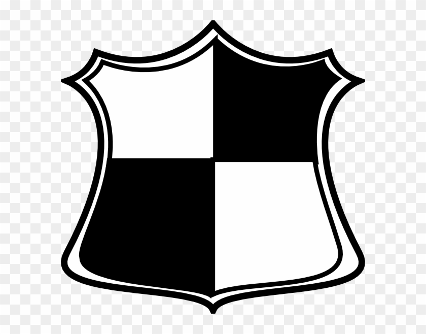 Shield Clipart Black And White #158917