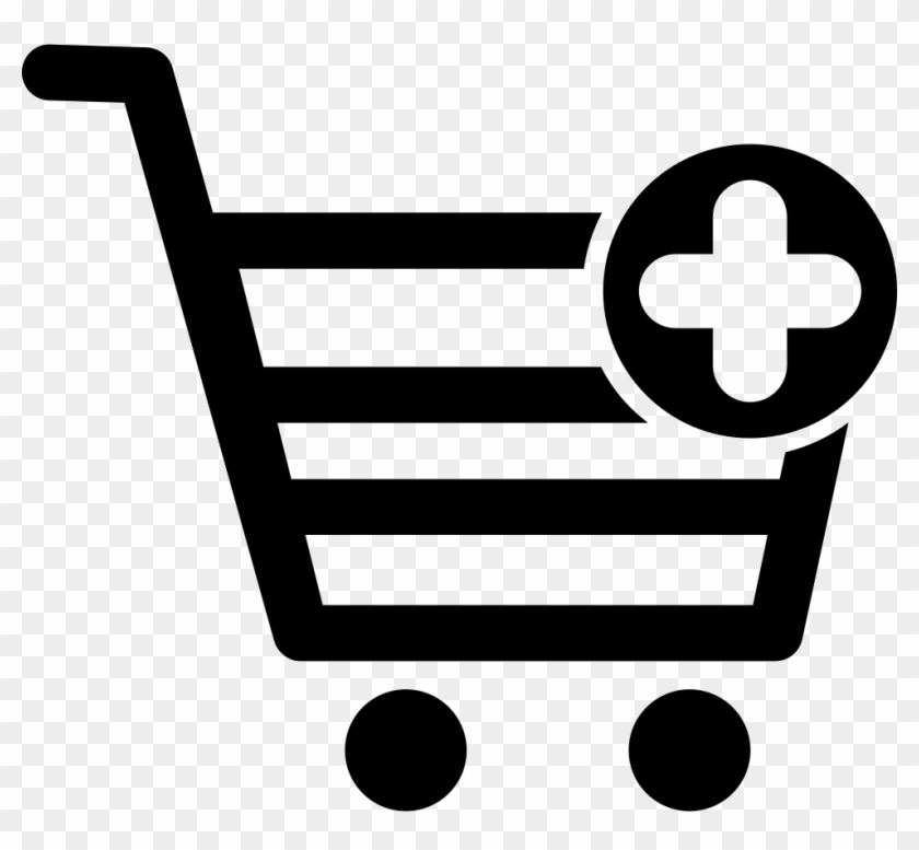 Png File - Shopping Cart Plus Icon #158977