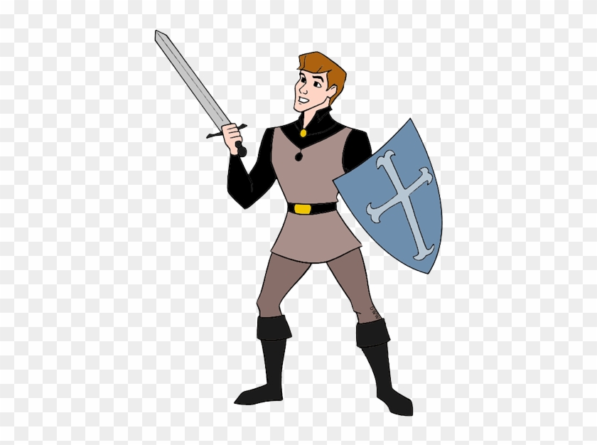 Prince Clip Art - Prince With Sword Cartoon #159044