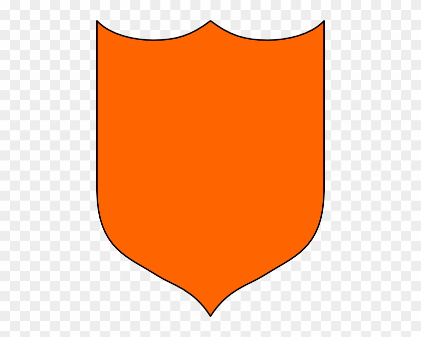 Shield Orange Clip Art - Black And Orange Shield Logo #159054