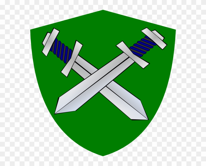 Shield & Sword Clip Art - Shield Sword Clipart #159055