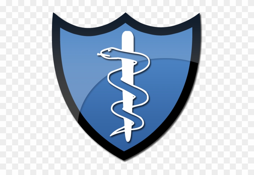 Medical Serpent Symbol Shield - Cross Sword Shield Logo #159085
