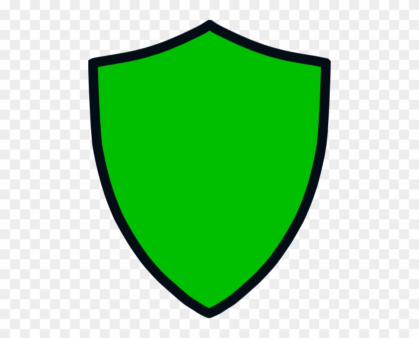 Green And Black Shield Clip Art At Clkercom Vector - Green And Black Shield #159087