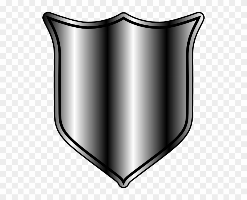 Shield Clip Art At Clker - Black And Gray Shield #159143