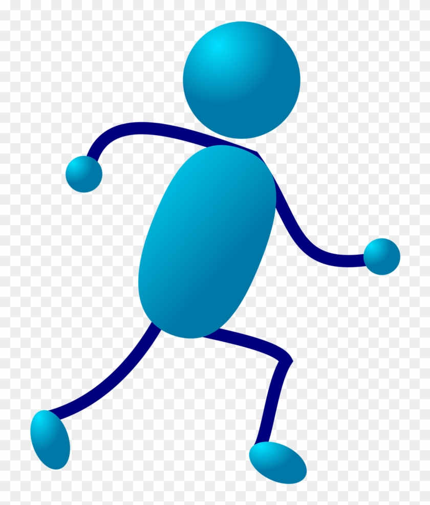 Stickman Clip Art - Stick Man Running #159208