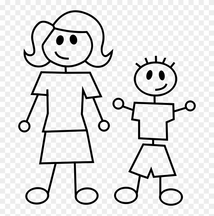 Medium Image - Stick People Clip Art #159245