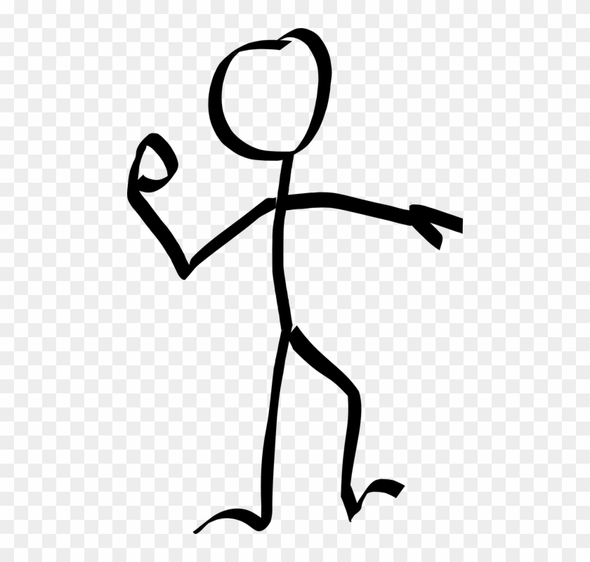 Stickman Stick Figure Matchstick Man Throwing - Stick People Transparent Background #159280