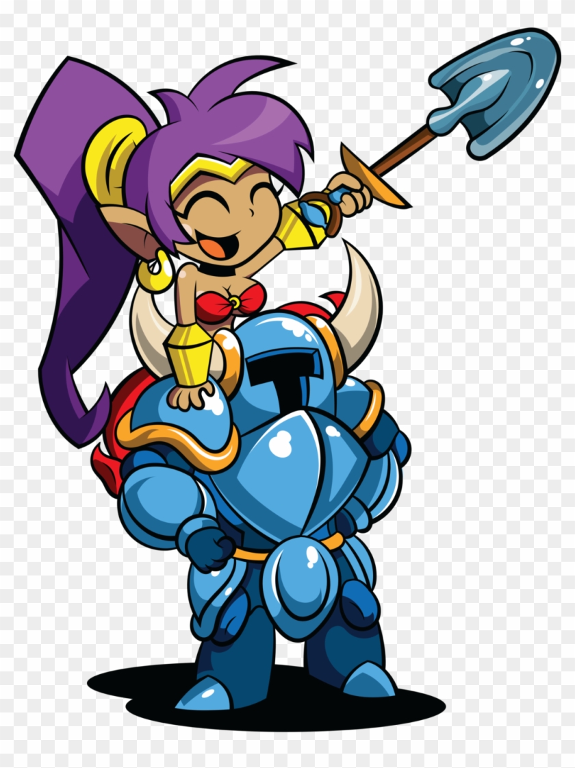 Scottscribbler 73 7 Shantae And Shovel Knight By T-3000 - Shantae Shovel Knight #159396