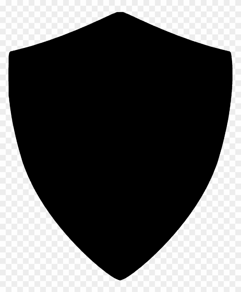 Shield Outline By Risoxenobody - Shield Vector Black And White #159404