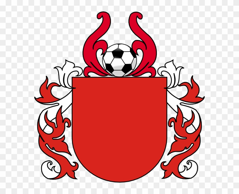 Soccer Clipart Shield - Soccer Logo Blank Red #159410