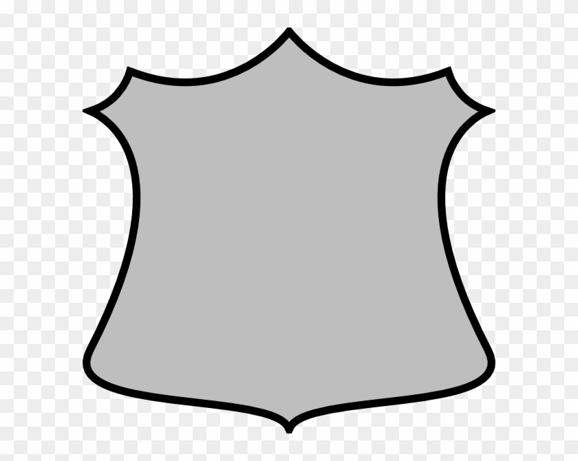 Shield Clipart Gray - Plain Sheild #159444