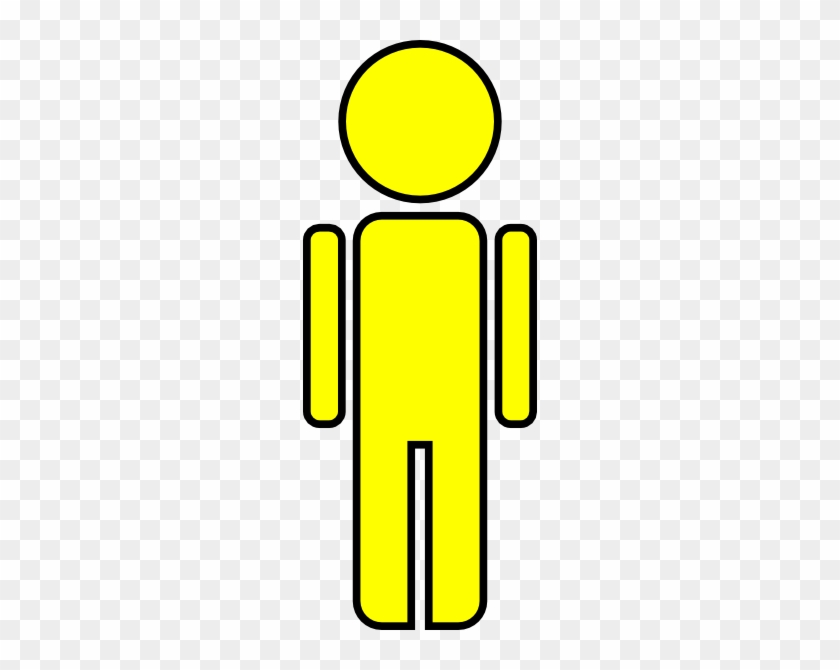 Yellow Stick Man Png #159448