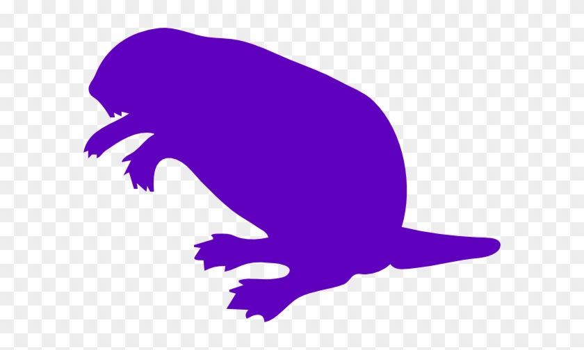 Purple Beaver Clip Art - Beaver Clip Art #159452