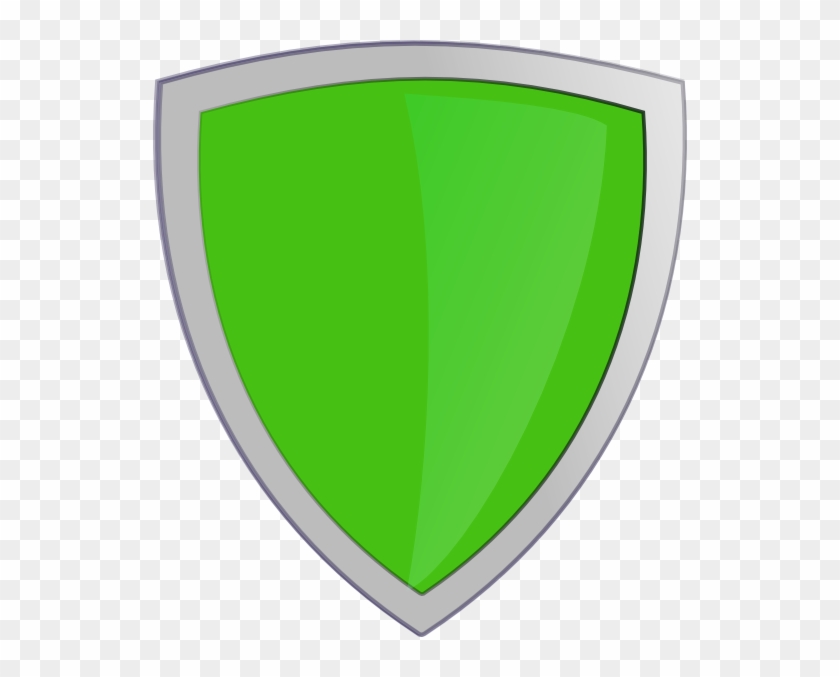 Green Shield With Light Reflex Svg Clip Arts 534 X - Green Shield Png #159508