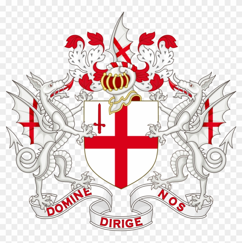 Coat Of Arms Of The City Of London - London Coat Of Arms Vector #159539
