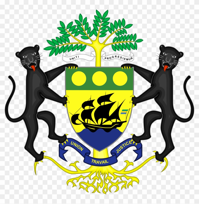 Gabon Coat Of Arms #159602