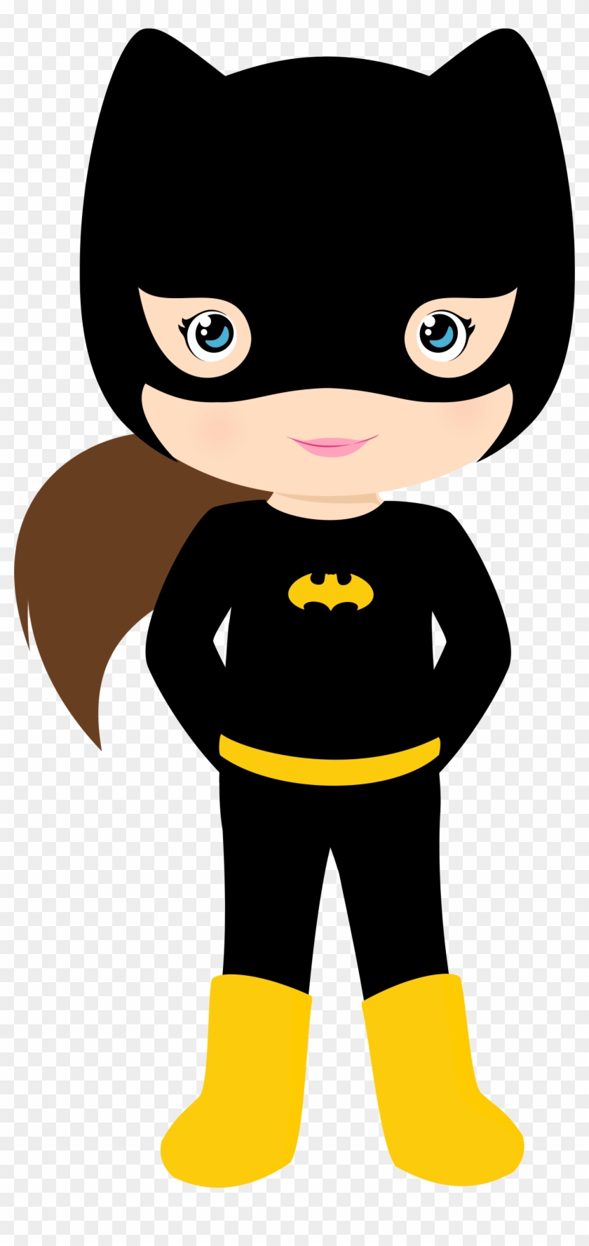 Batgirl - Superheroes Animados Niños - Free Transparent PNG Clipart Images  Download