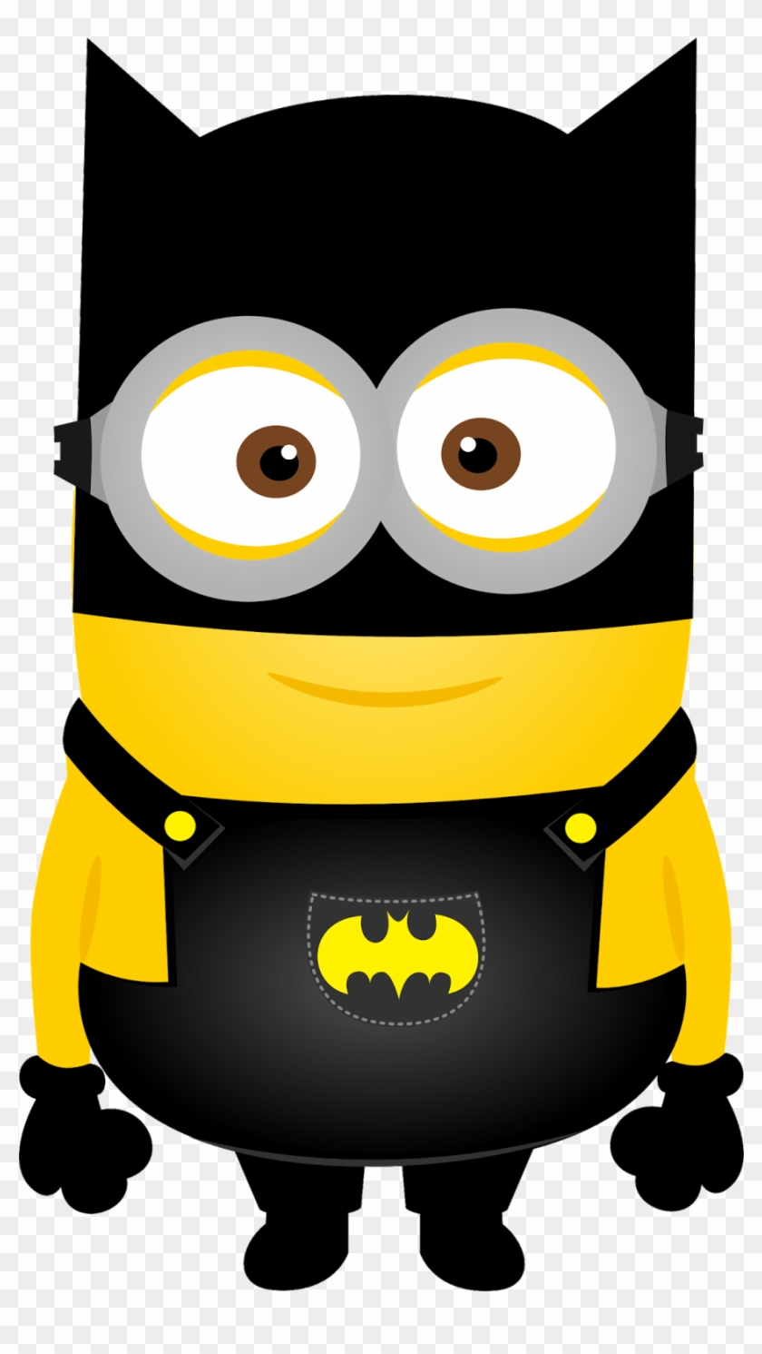 Minions Superheroes Clip Art - Batman Minion Coloring Pages - Free  Transparent PNG Clipart Images Download