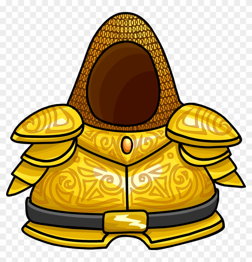 Golden Knight's Armor - Club Penguin Gold Items #159739