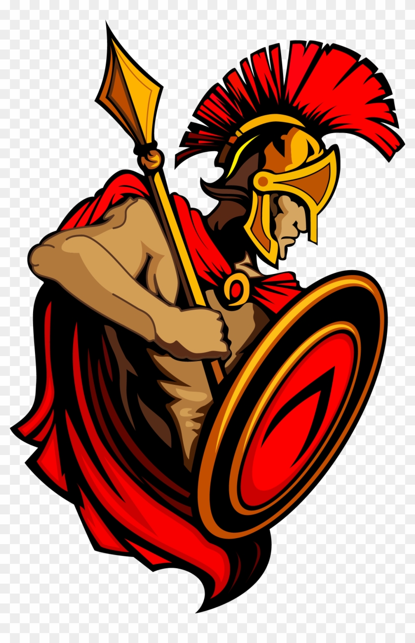 Spartan Army Ancient Greece Trojan War Clip Art - Trojan Warrior Png #159781