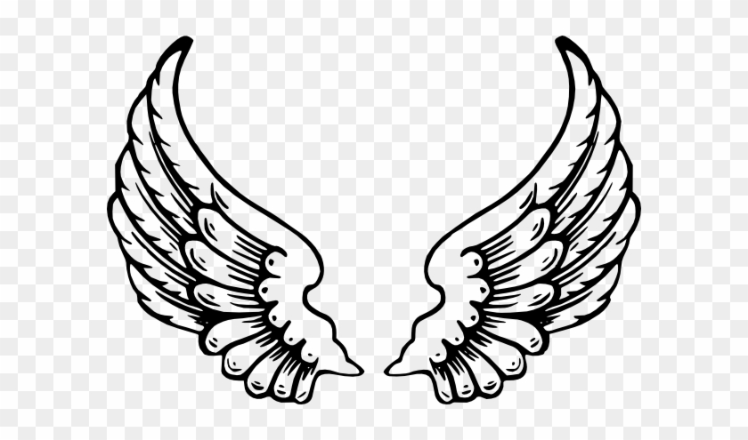 Winged - Shield - Clipart - Angel Wings Cut Out #159809