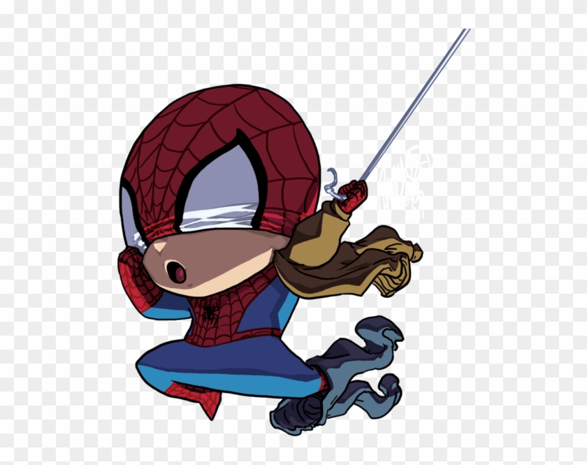 Drawn Superman Cute Spiderman Cartoon - Spider Man Cute Art #159928