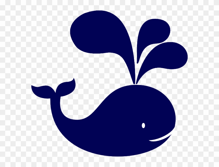 Navy Clipart Blue Baby - Navy Blue Whale Clipart #160018