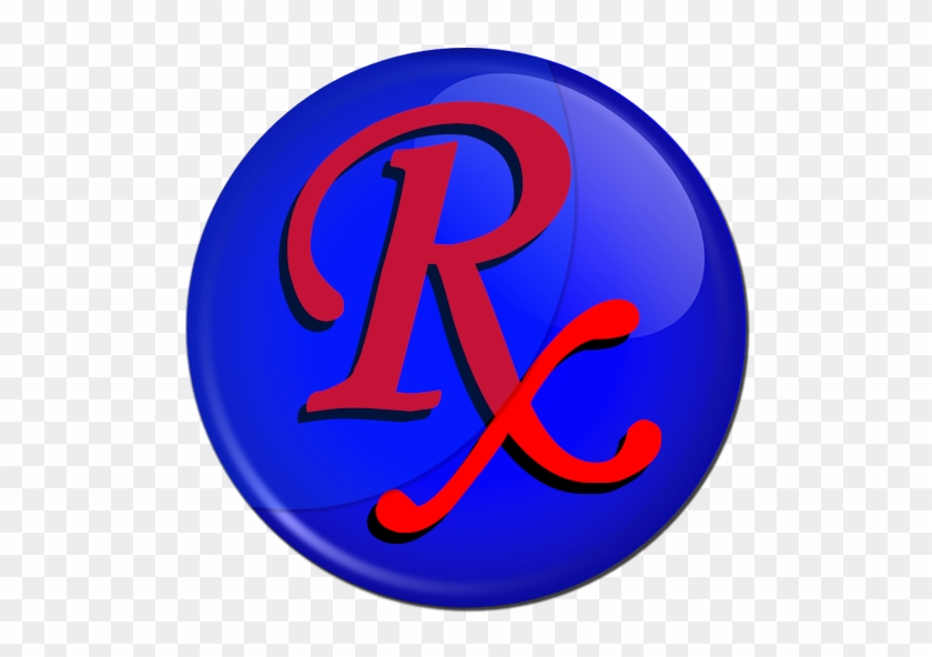 Red Rx Navy Blue Circle Clip Art Image - Circle #160059