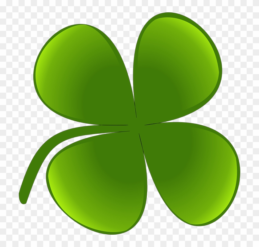 Shamrock Four Leaf Clover Irish Four Leaves Green - Shamrock Clip Art #160096