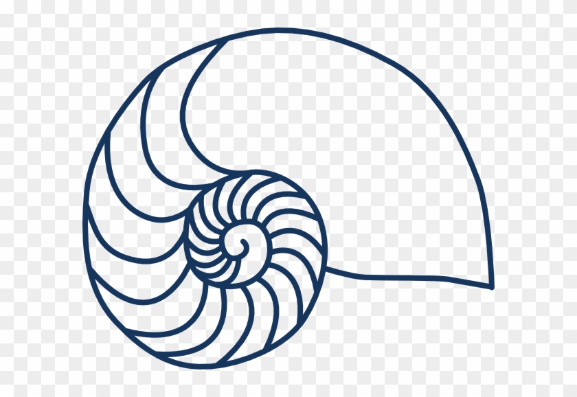Nautilus Navy Blue Clip Art At Clker - Nautilus Clip Art #160208