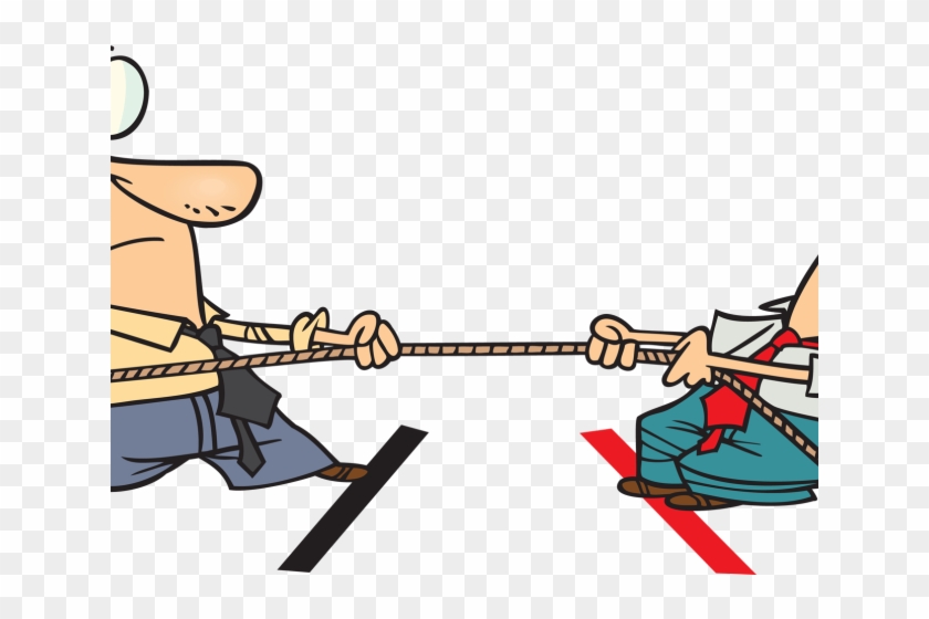 Tug Of War Cartoon - Tug O War Cartoon #160244