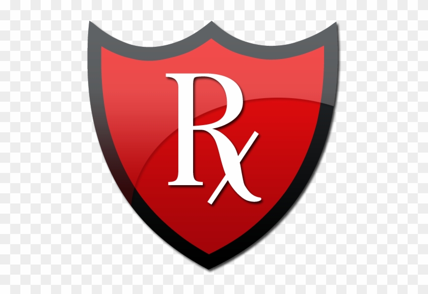 Pharmacist Rx Symbol Shield Clip Art Image - Pharmacy Rx Logo 3d #160274