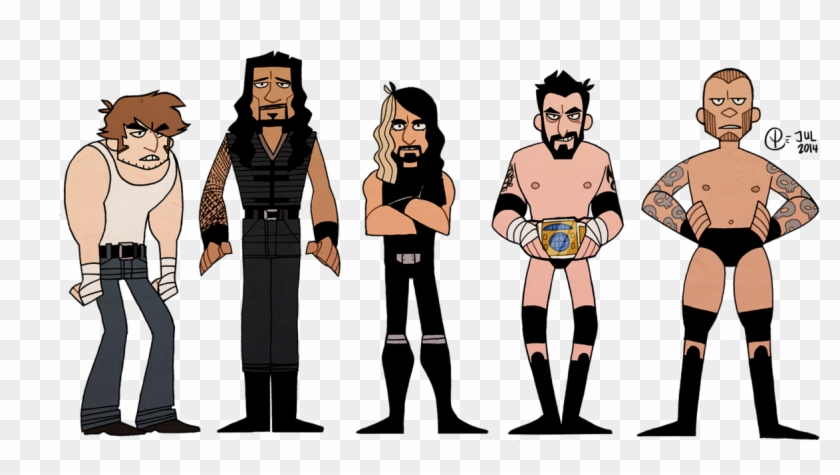 Wresslers By Tattiosala - Wwe Roman Reigns Caricatura #160485