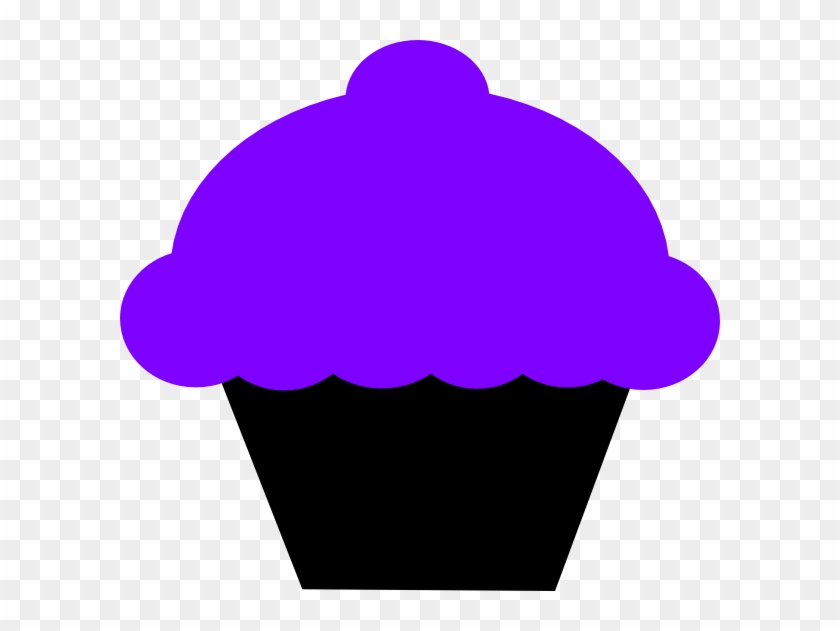 Purple Cupcake Clipart - Traceable Cupcake #160525
