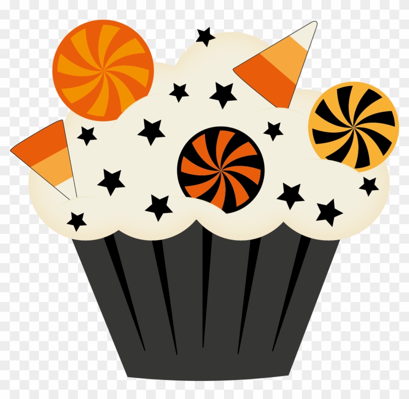 Halloween Cupcake Clipart 2 Nice Clip Art - Halloween Cupcake Png #160553