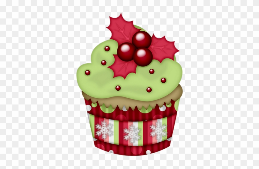 Christmas Clipartchristmas Printableschristmas - Christmas Cupcakes Clipart Png #160579