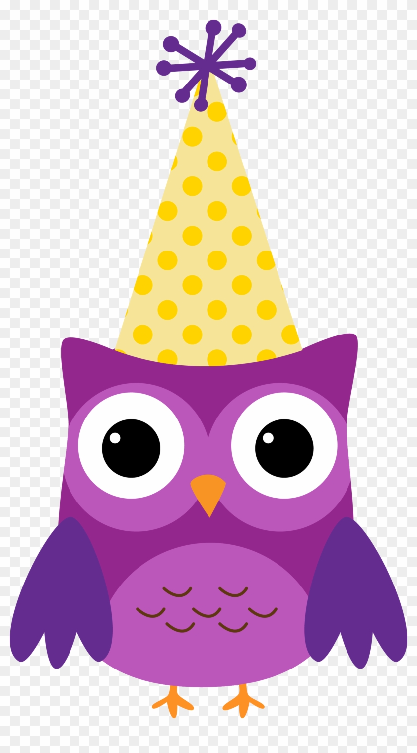 Free Printable Party Invitations Owl Cupcake Toppers - Owl Birthday Clip Art #160632