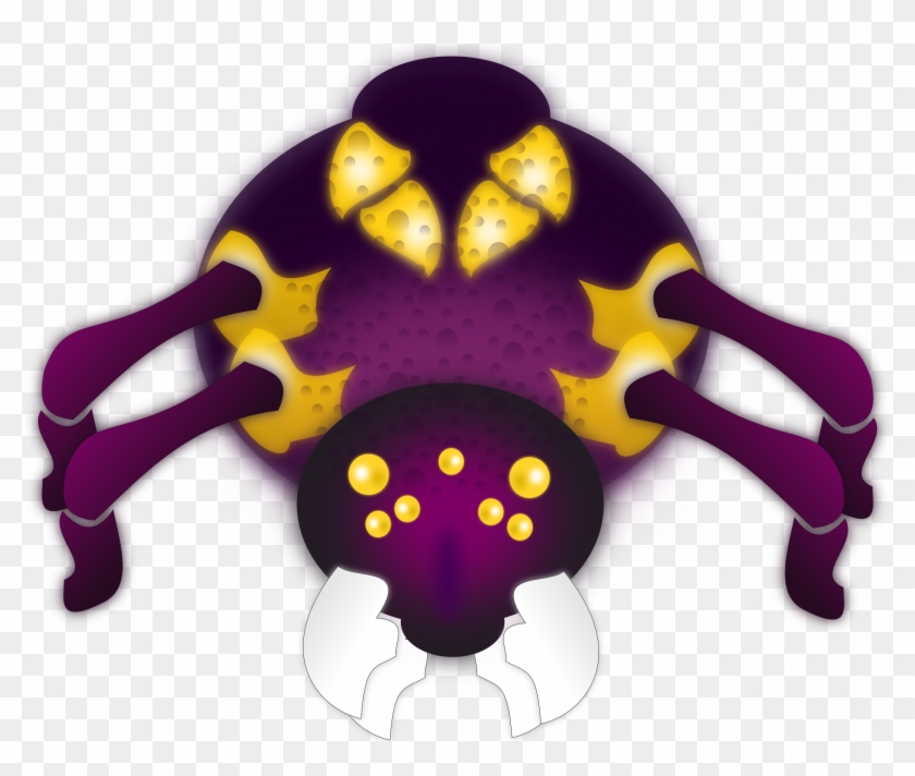 Purple Spider - Yellow And Purple Spider #160871