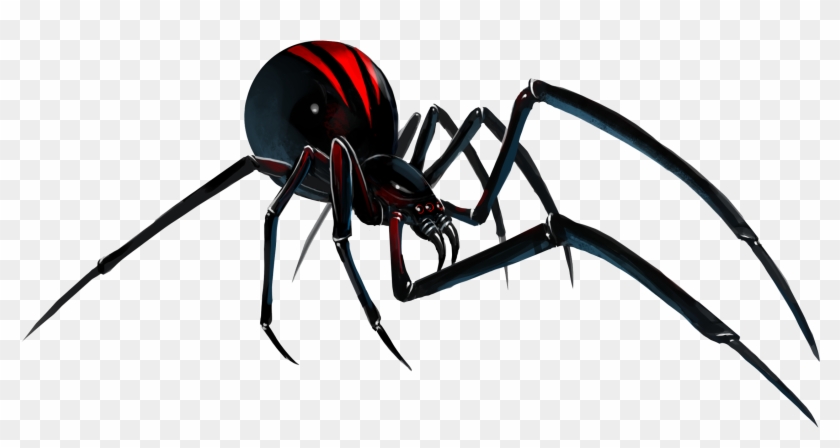Black Widow Clipart Transparent - Black Widow Spider Clipart #160872