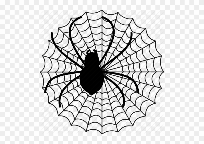 Spider Web Icon - Spider Web Clip Art #160983