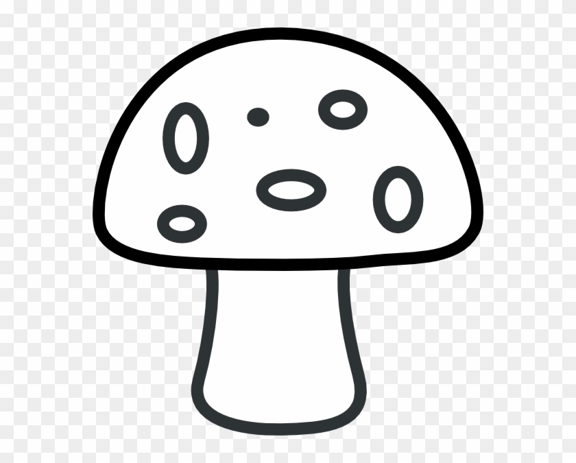 Mushroom Black And White #161145