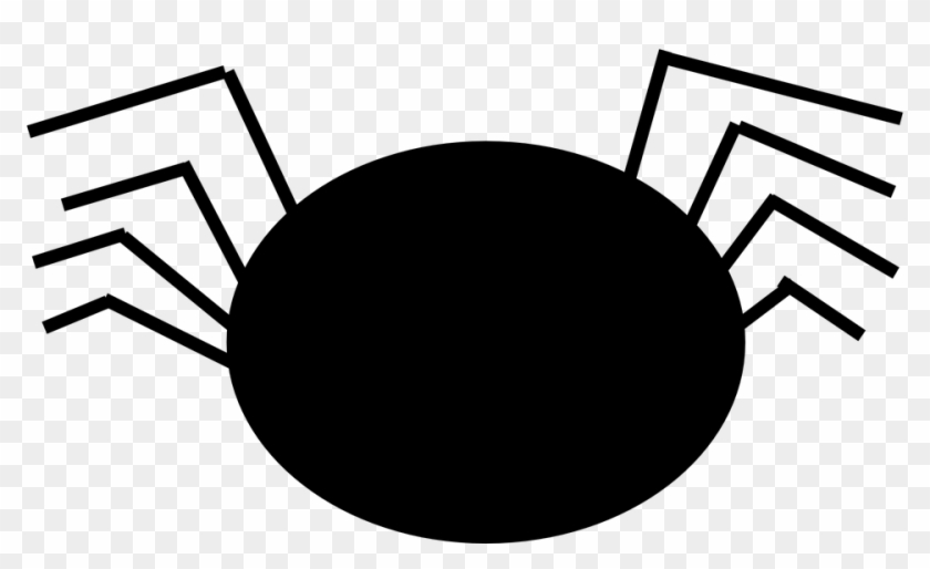 Spider Bug Insect Silhouette Halloween Creepy - Araña Halloween En Png #161224