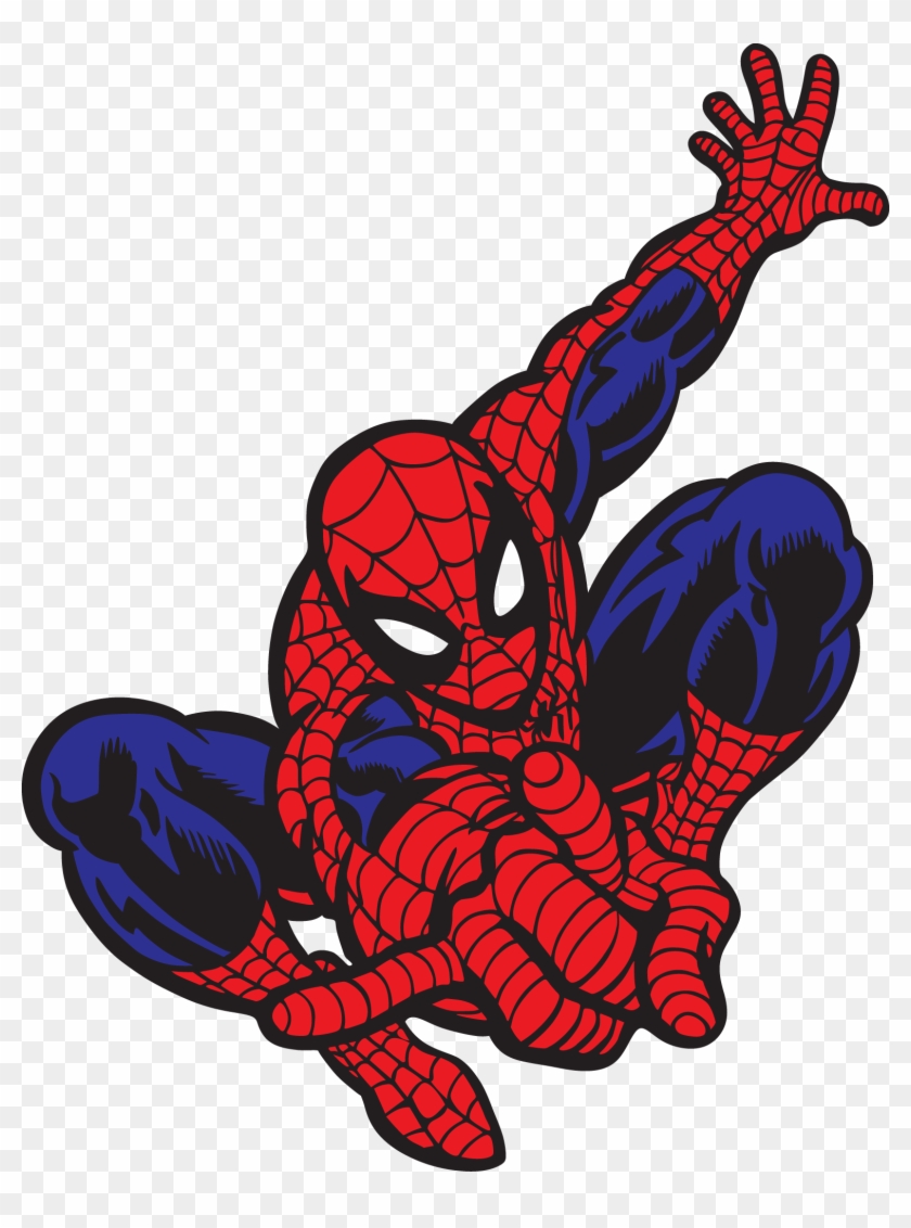 Spider-man Cliparts Silhouette - Logo Spiderman - Free Transparent PNG  Clipart Images Download