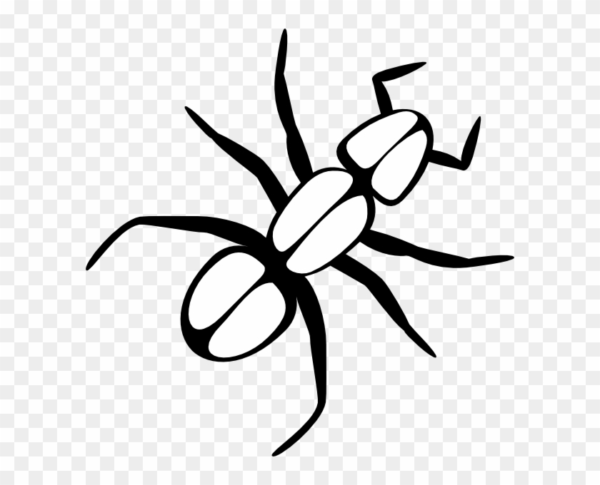 Ant Outline Clip Art - Outline Of An Ant #161294